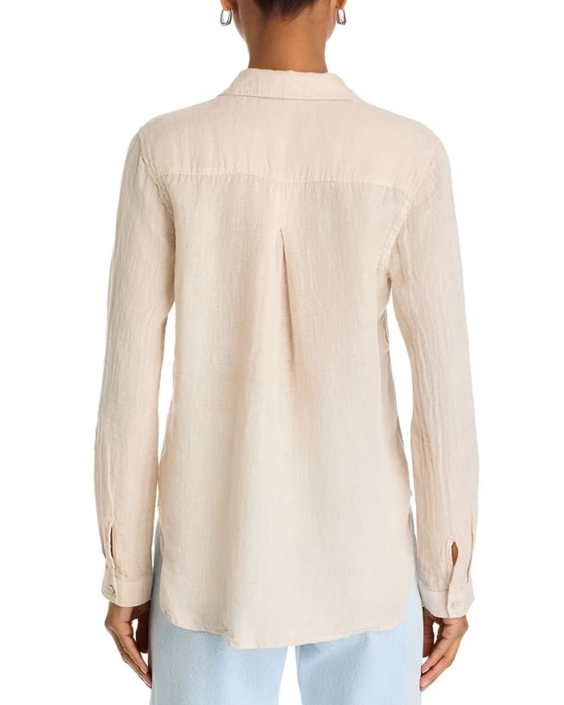 Linen Button Pocket Shirt