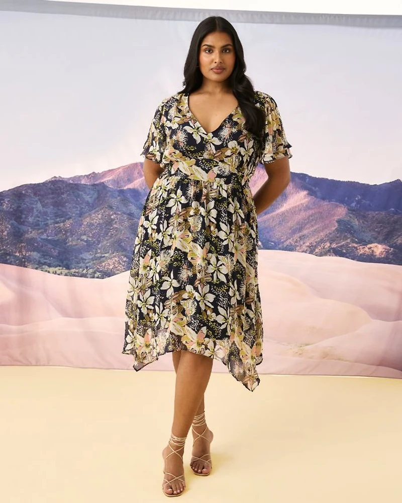 Wilsons Prom Print Dress