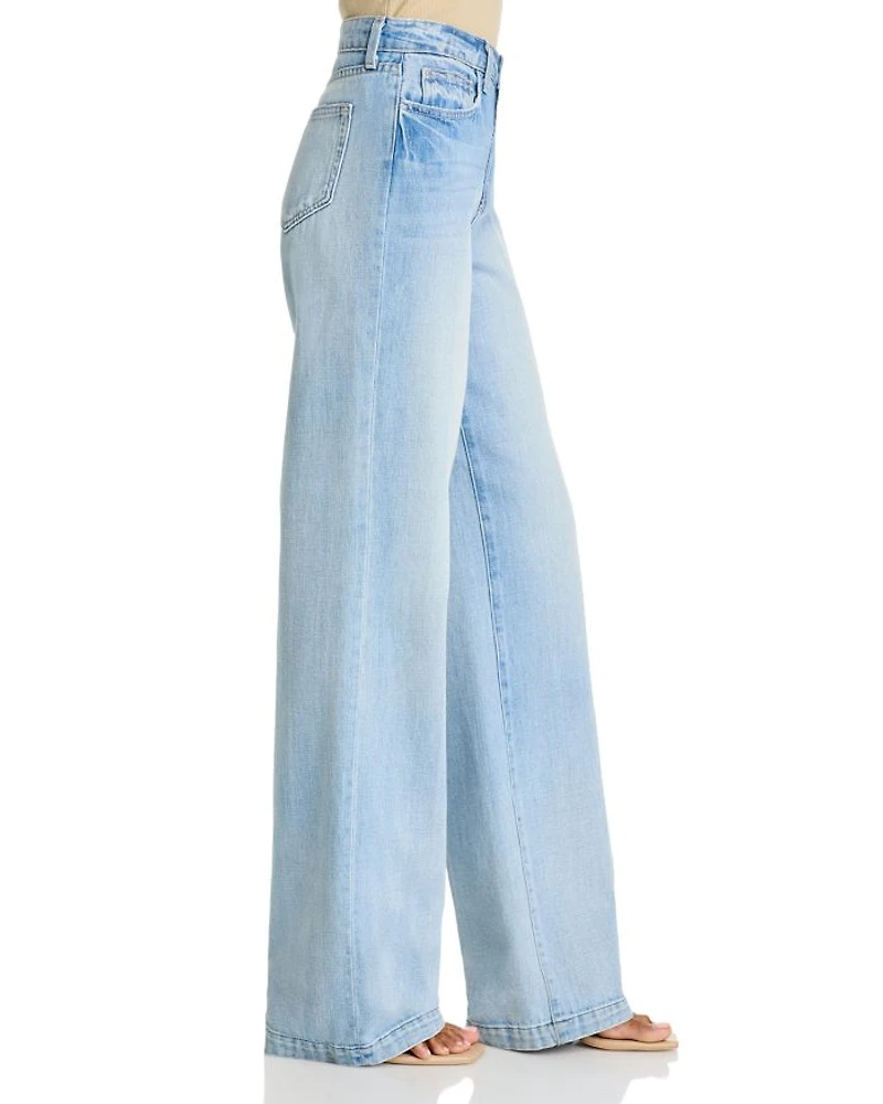 Clayton High Rise Wide Leg Jeans Conway