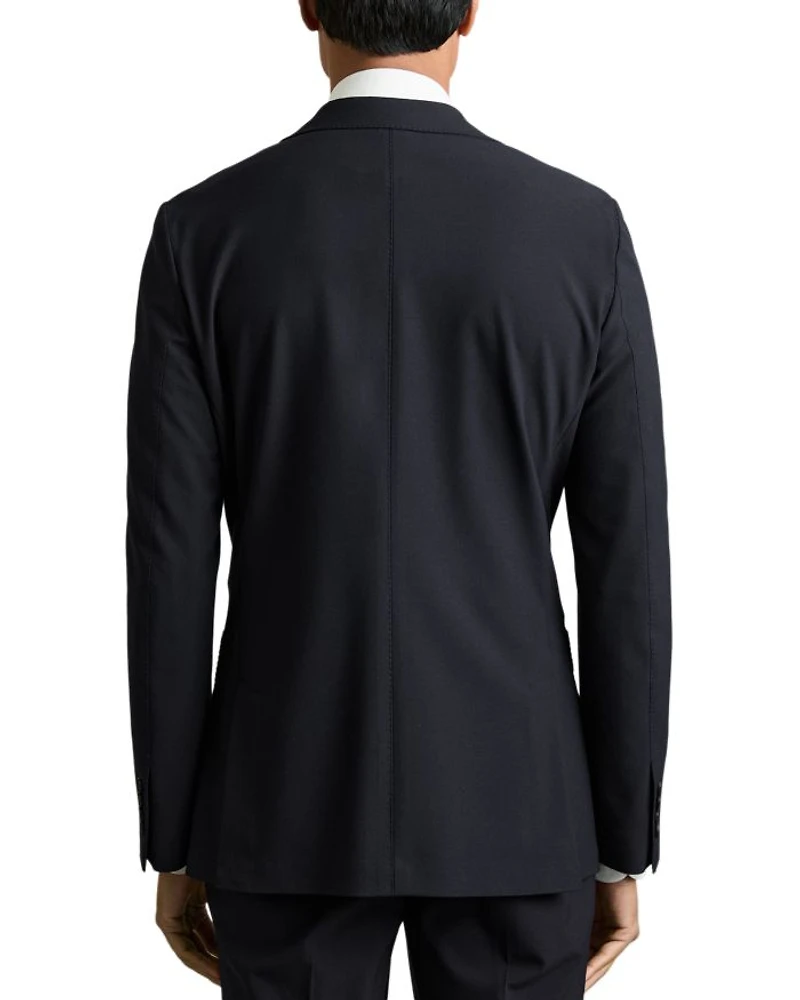 Notch Lapel Stretch Blazer