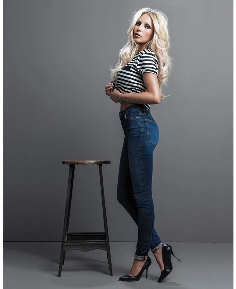 x Alix Earle The High Rise Skinny Jeans Flaunt