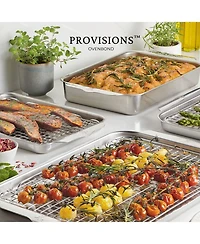 OvenBond® 12" x 15" Tri-ply Clad Stainless Steel Medium Sheet Pan