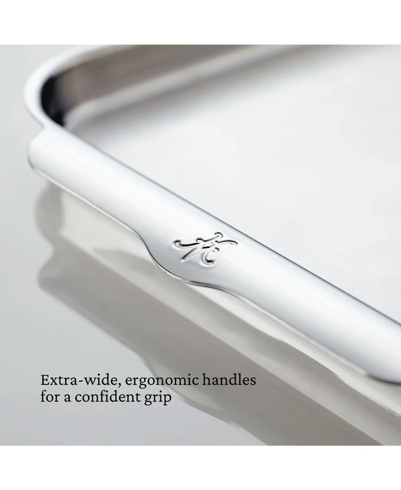 OvenBond® 12" x 15" Tri-ply Clad Stainless Steel Medium Sheet Pan