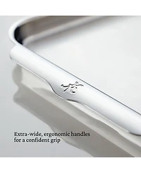 OvenBond® 12" x 15" Tri-ply Clad Stainless Steel Medium Sheet Pan