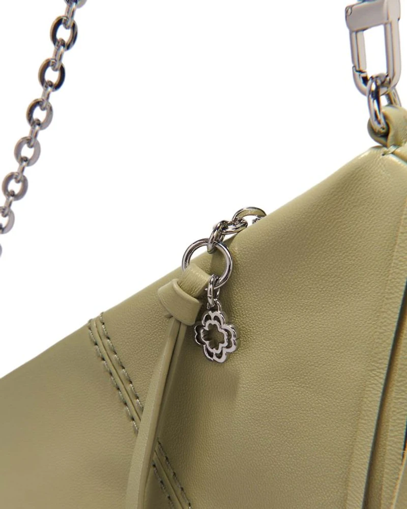 Miss M Fringed Leather Clutch