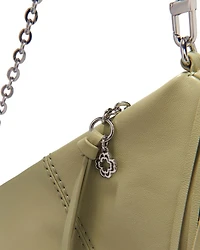 Miss M Fringed Leather Clutch