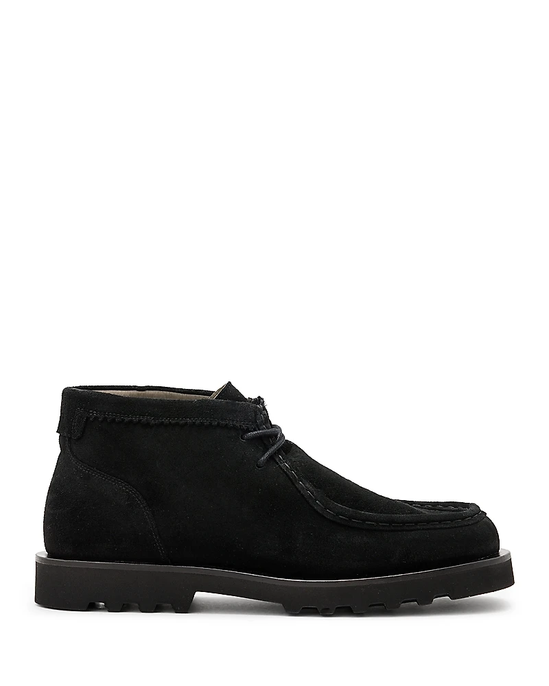 Allsaints Men's Skiff Apron Toe Lace Up Chukka Boots