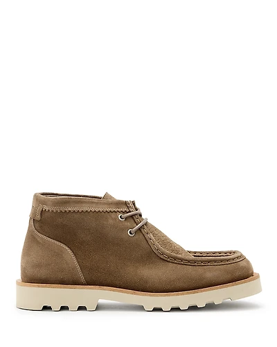 Allsaints Men's Skiff Apron Toe Lace Up Chukka Boots