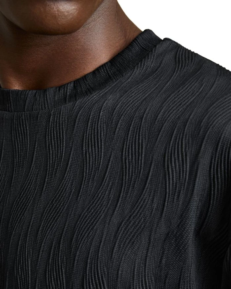 Ivan Wave Jacquard Oversized Tee