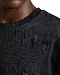 Ivan Wave Jacquard Oversized Tee