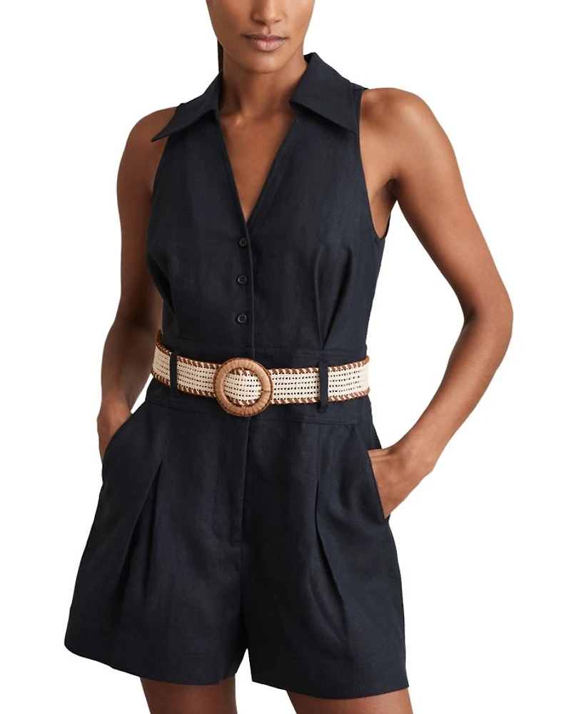 Anjie Linen Playsuit
