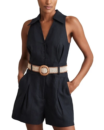 Anjie Linen Playsuit