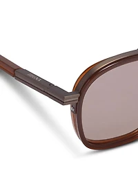 Orizzonte I Acetate & Metal Sunglasses, 51mm
