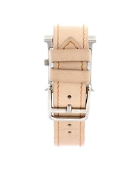 Heure H Quartz Watch in Stainless Steel and Leather 21mm