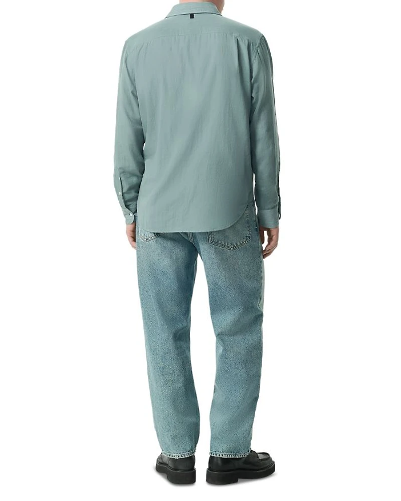 Finch Gauze Stripe Casual Button Down