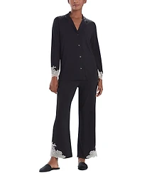 Natori Luxe Shangri La Notch Pajama Set