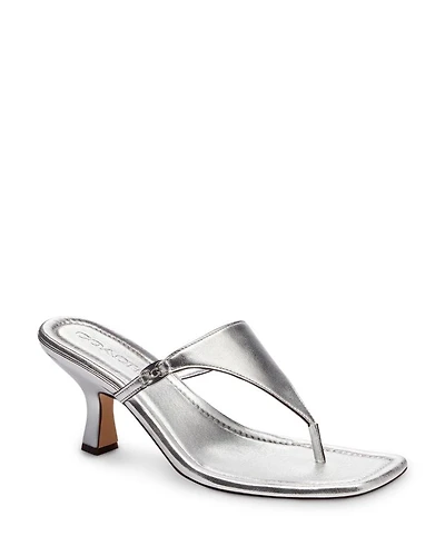 Women's Heritage C Plaque Thong Sandals