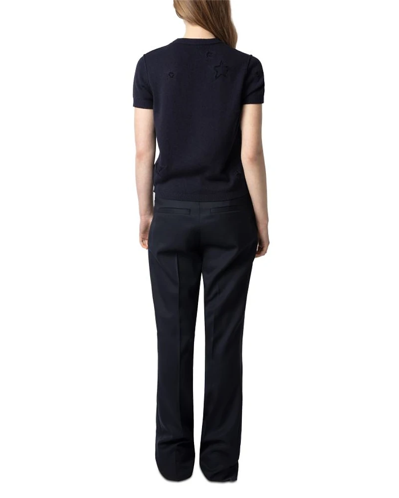 Bully Seco Stars Silk and Cashmere Sweater