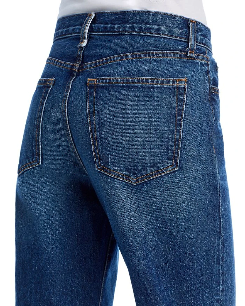 Mid Rise Straight Leg Jeans Paris