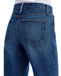 Mid Rise Straight Leg Jeans Paris