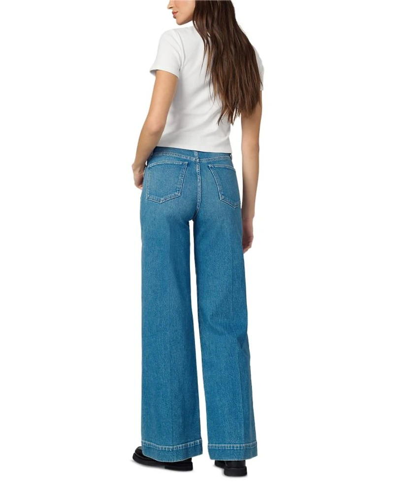 The Front Seamed High Rise Wide Leg Jeans Biggest Fan