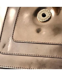 Serpenti Forever Square Shoulder Bag Metallic Leather