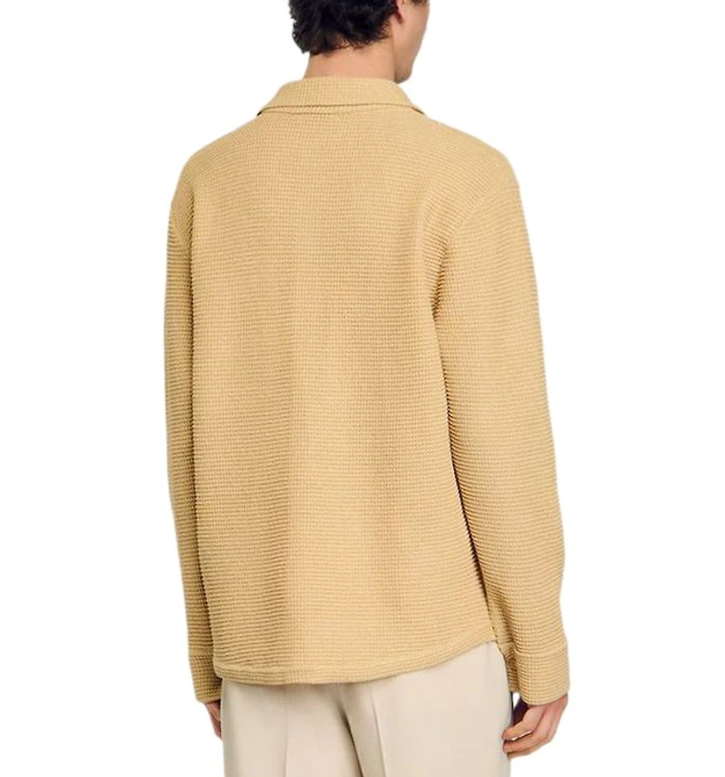 Chemise Coast Oversized Knit Button Shirt