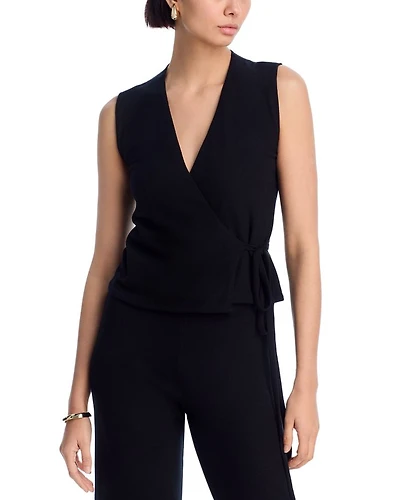 Lauren Sleeveless Wrap Top