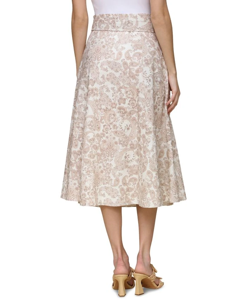 Paisley Midi Skirt