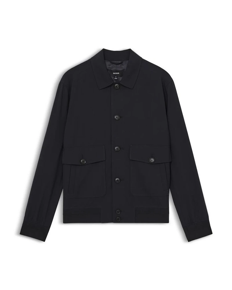 Raider Textured Blouson Jacket