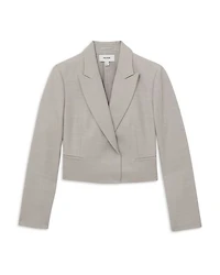 Harper Textured Cropped Blazer