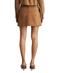 Connie Suede Mini Skirt
