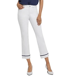 Marilyn Mid Rise Straight Ankle Jeans