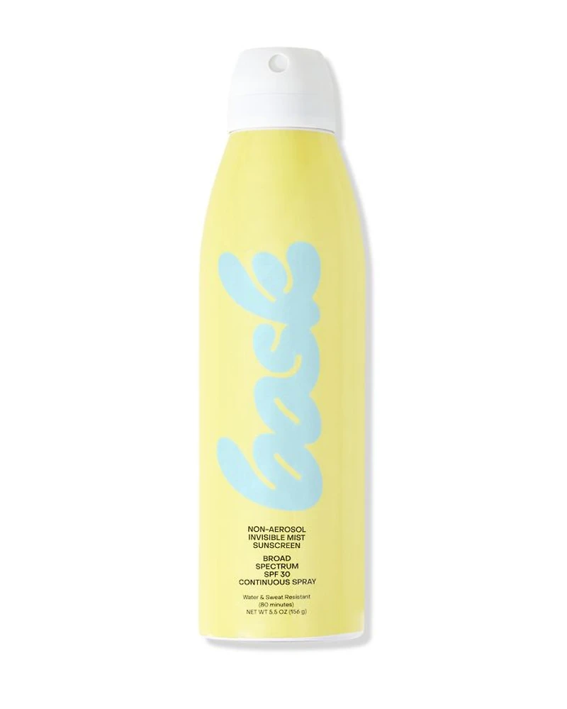 Non Aerosol Continuous Spray Invisible Mist SPF Sunscreen 5.5 oz