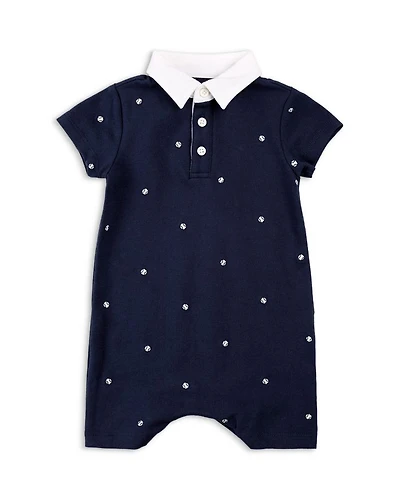 Boys' Tennis Print Knit Romper - Baby