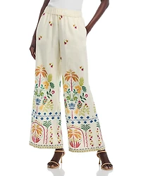 Linen Wide Leg Pants