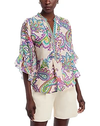 Johnny Was Zellah Silk Blouse