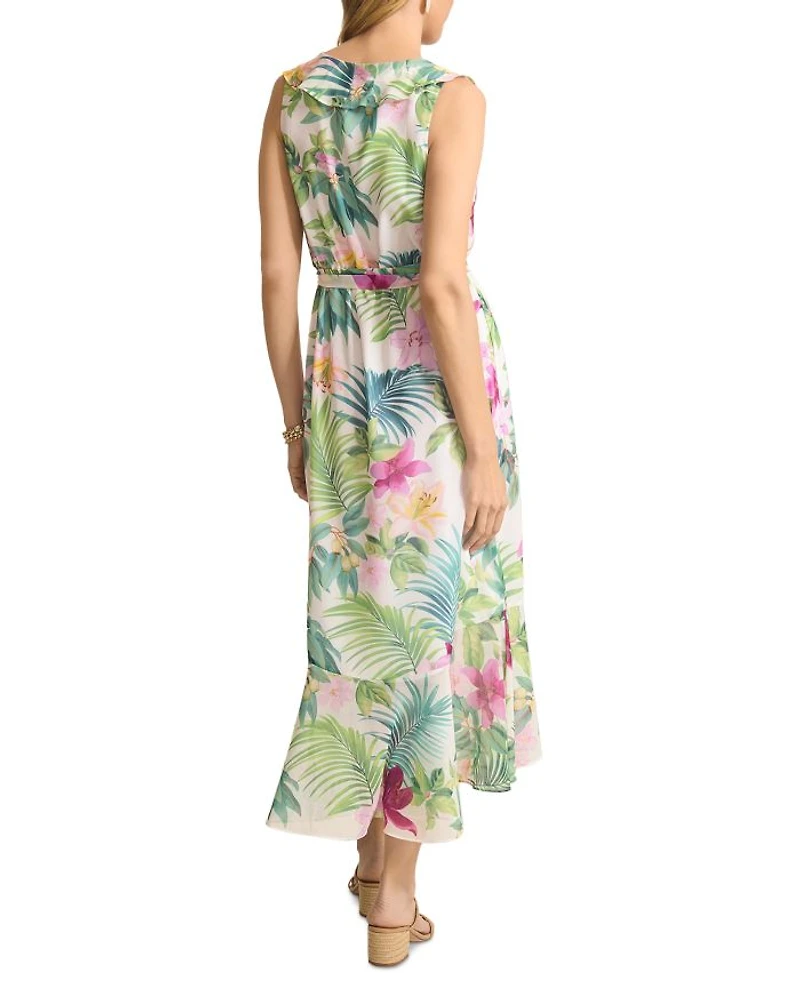 Tropical Bliss Printed Maxi Dress