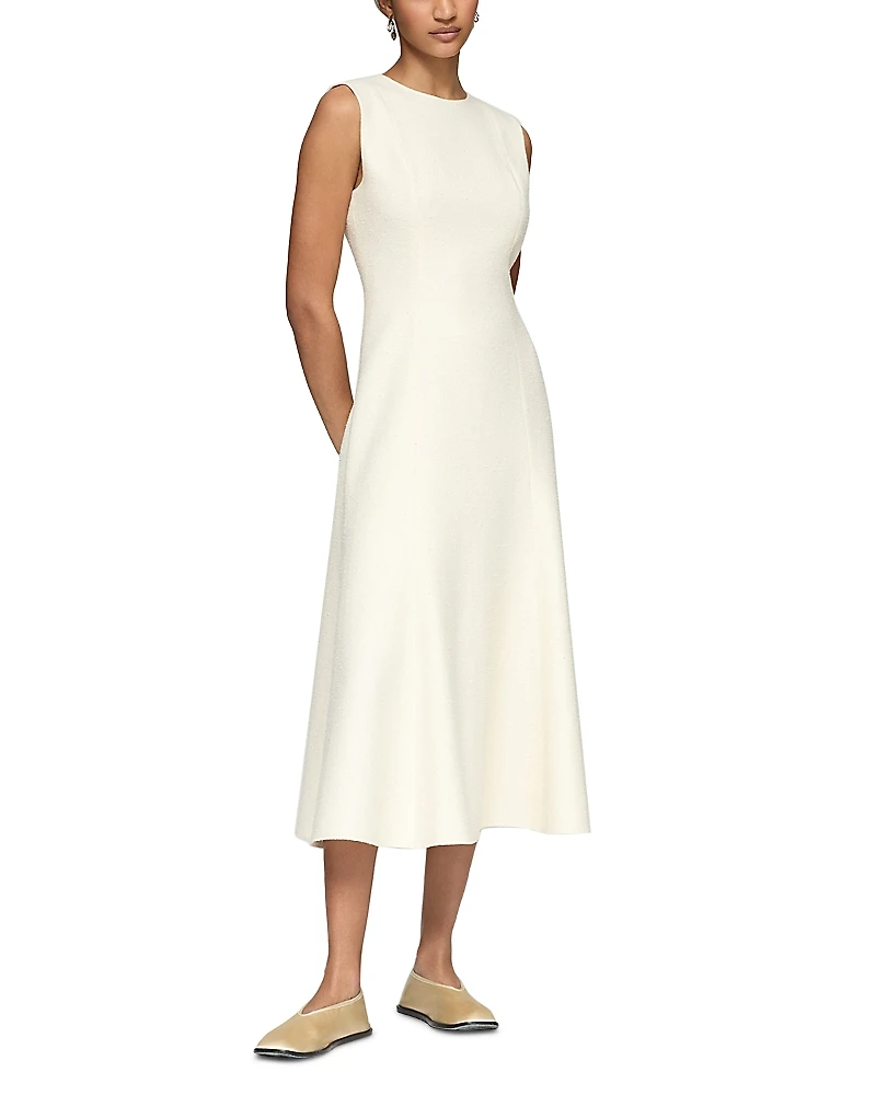 Lafayette 148 New York Textured Midi Dress