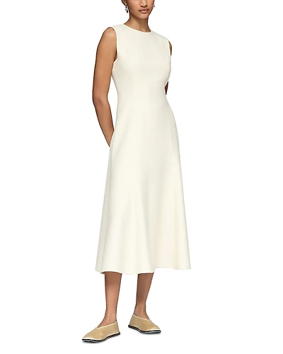 Lafayette 148 New York Textured Midi Dress