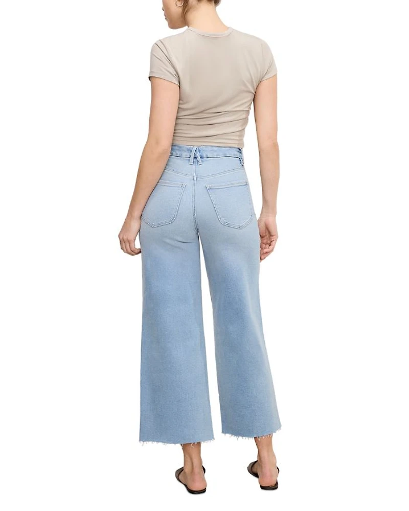 Palazzo High Rise Light Compression Jeans Indigo862