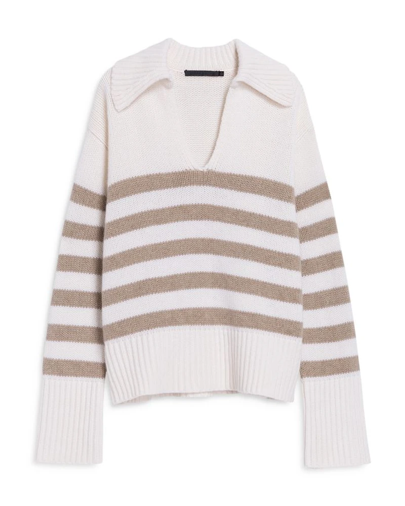 Phoebe Cashmere Striped Sweater