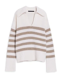 Phoebe Cashmere Striped Sweater