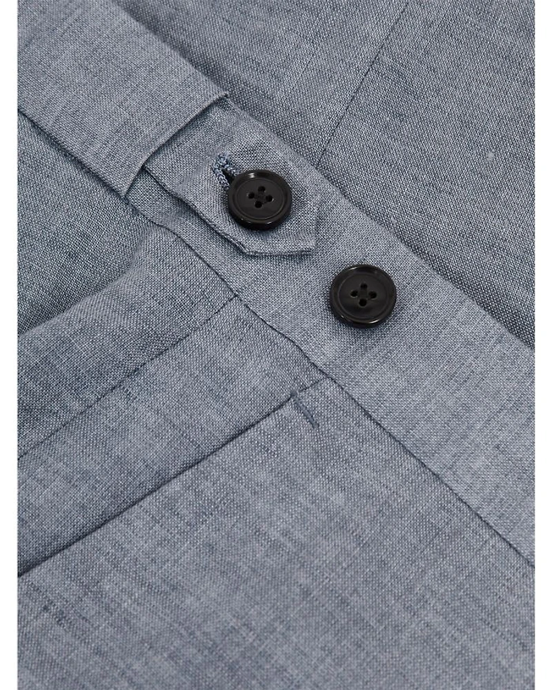 Linen Slim Mixer Trousers