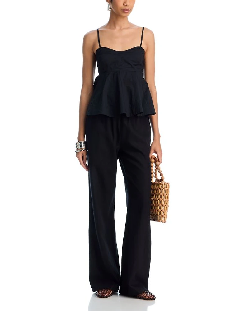 Delta Peplum Top