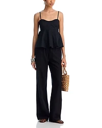 Delta Peplum Top