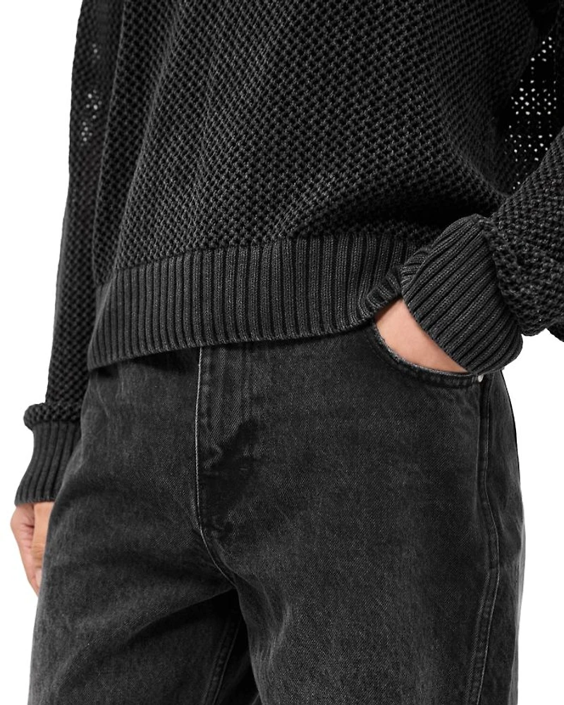 Open Gauge Knit Sweater