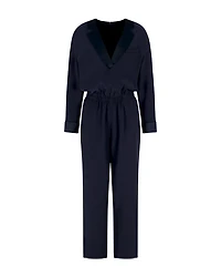 Cady Satin Trim Jumpsuit