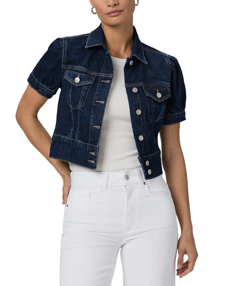 Kendra Puff Sleeve Denim Jacket