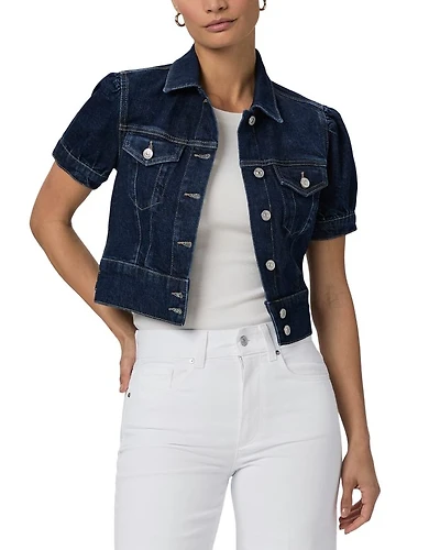 Kendra Puff Sleeve Denim Jacket
